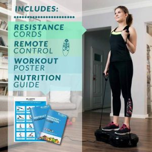 Bluefin Fitness Vibration Plate Ultra Slim 1000 Watts with ...